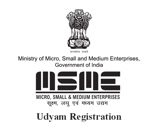 Udyam Registration Certificate - Ministry of Micro, Small and Medium Enterprises Button Card P
